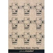 U.S. Kartons Nachkriegszeit, 1/35 - Plus model 128