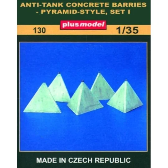 Panzerbarrikaden Pyramidenform Set I - Plus model 130