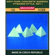 Panzerbarrikaden Pyramidenform Set I - Plus model 130