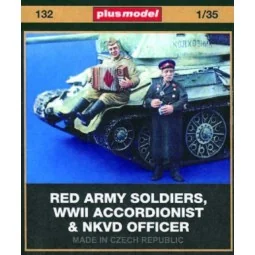 Soldaten der roten Armee WW II, 1/35 - Plus model 132