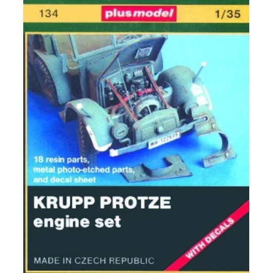 Krupp Protze Motorset, 1/35 - Plus model 134 Krupp Protze Motorset, 1/35 - Plus model 134