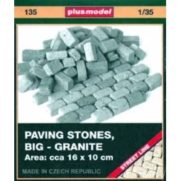 Pflastersteine, groß, Granit - Plus model 135