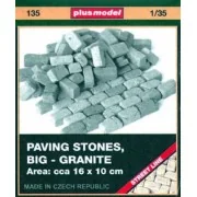 Pflastersteine, groß, Granit, 1/35 - Plus model 135
