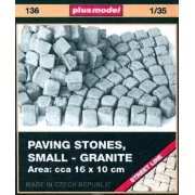 Pflastersteine, klein, Granit, 1/35 - Plus model 136
