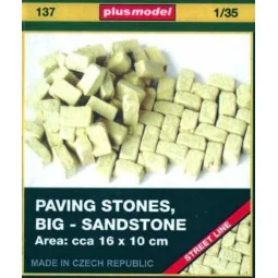 Pflastersteine, groß, Sandsteine - Plus model 137