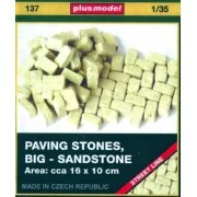 Pflastersteine, groß, Sandsteine - Plus model 137
