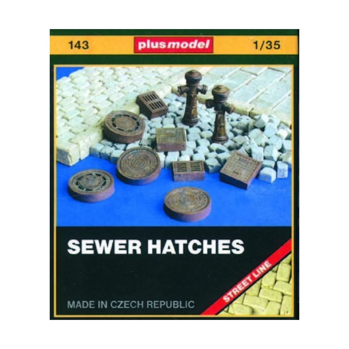 Kanaldeckel und Hydranten - Plus model 143