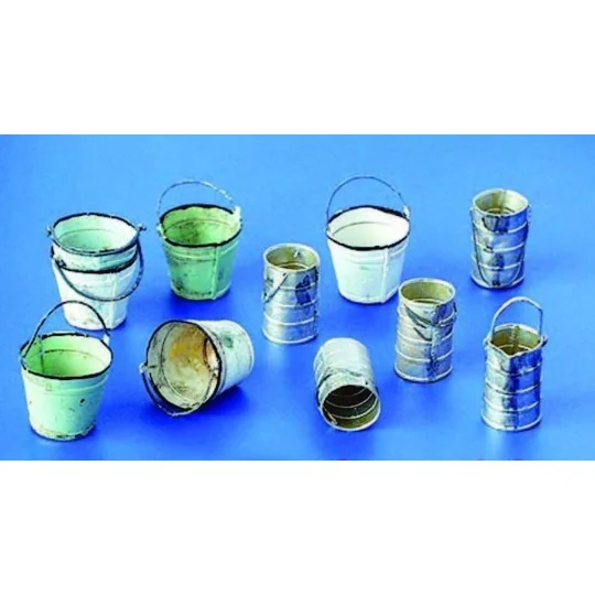 Metall Kannen und Eimer, 1/35 - Plus model 152