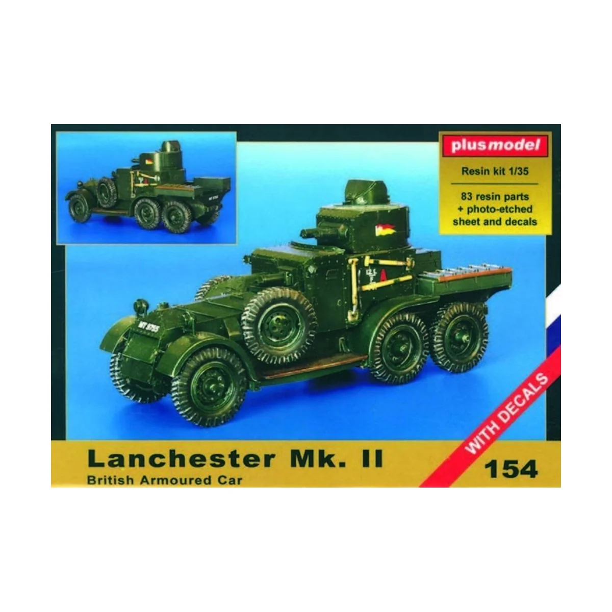 Lancaster Mk.II, 1/35 - Plus model 154 Lancaster Mk.II, 1/35 - Plus model 154