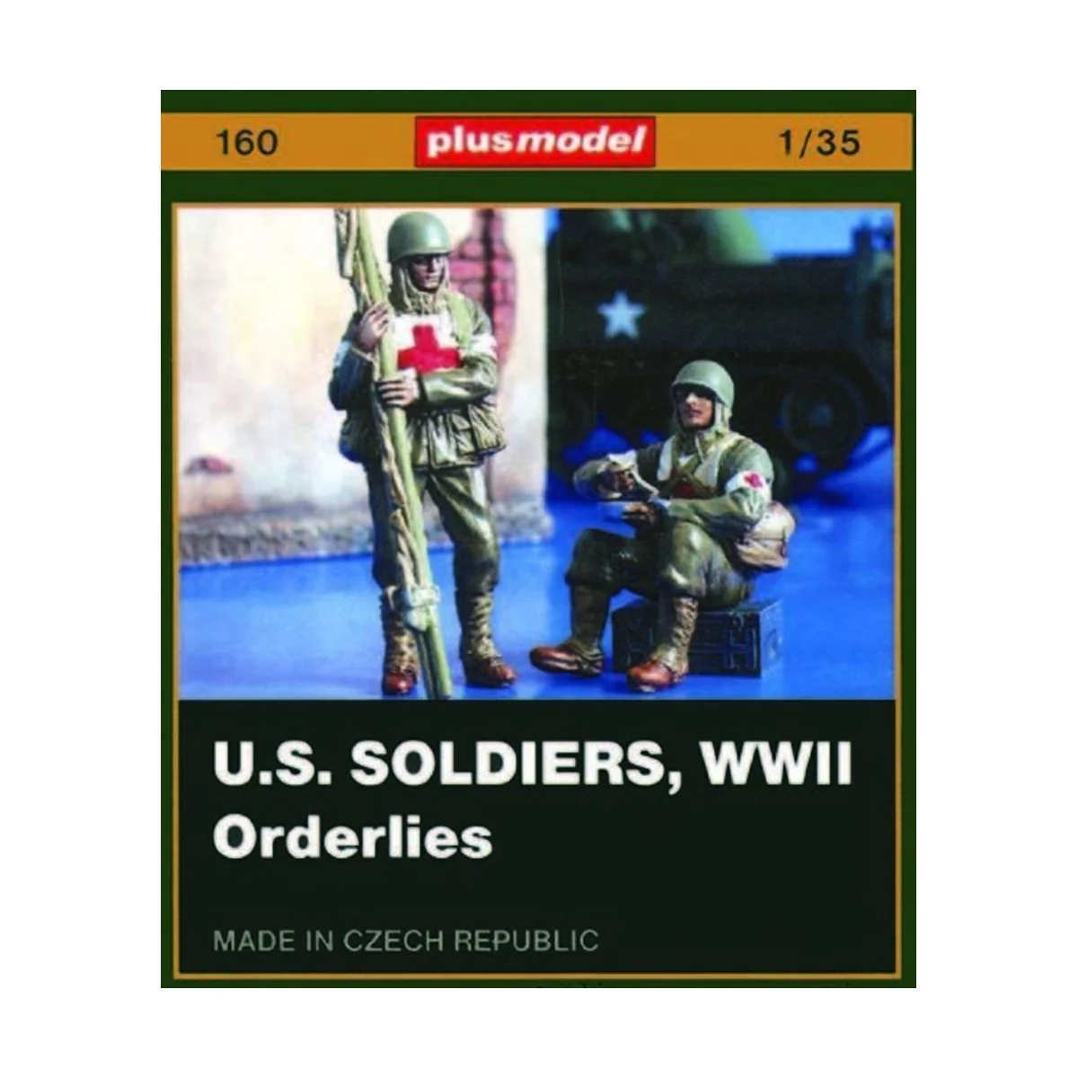 U.S. Soldaten Sanitäter WW II, 1/35 - Plus model 160
