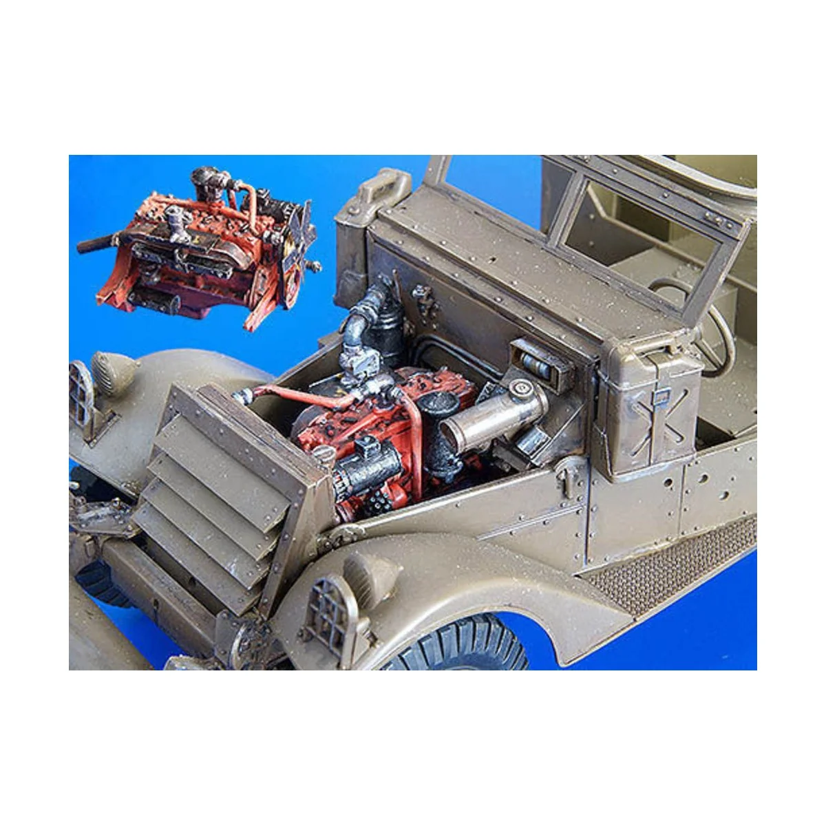 M3 Spähwagen - Maschinen Satz - Plus model 162