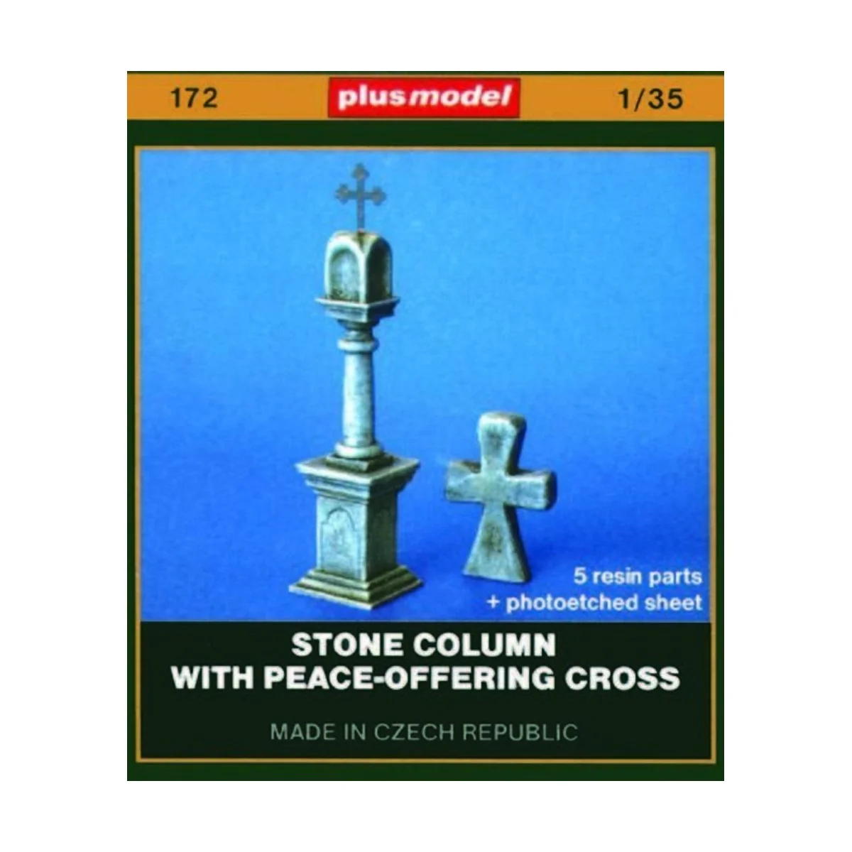 Steinläule mit Friedensangebot Kreuz, 1/35 - Plus model 172