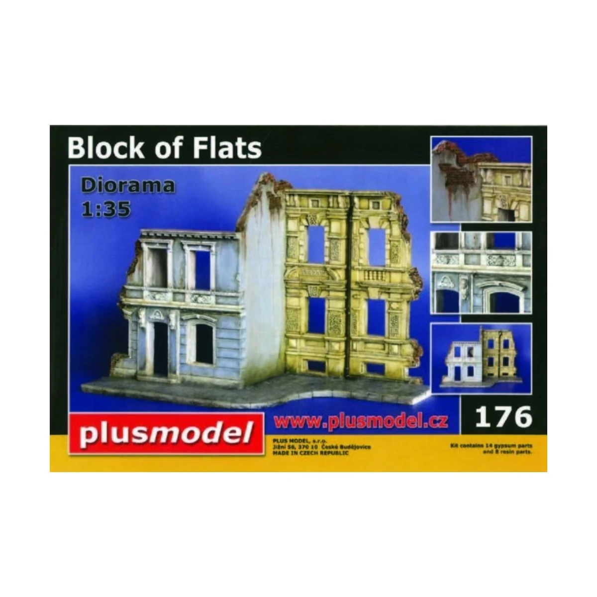 Häuserblock Ruinen - Plus model 176