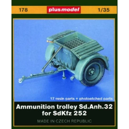 Sd. Anh. 32 Munitionsanhänger für SdKfz. 252 - Plus model 178