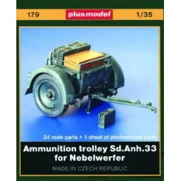 Sd. Anh. 33 Munitionsanhänger für Nebelwerfer, 1/35 - Plus model 179