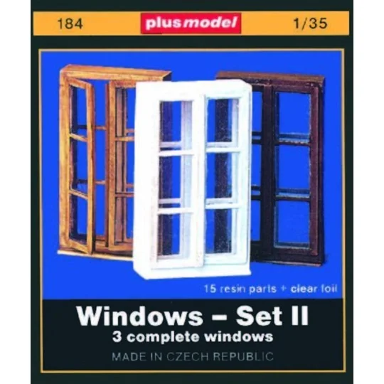 Fenster Set II, 1/35 - Plus model 184