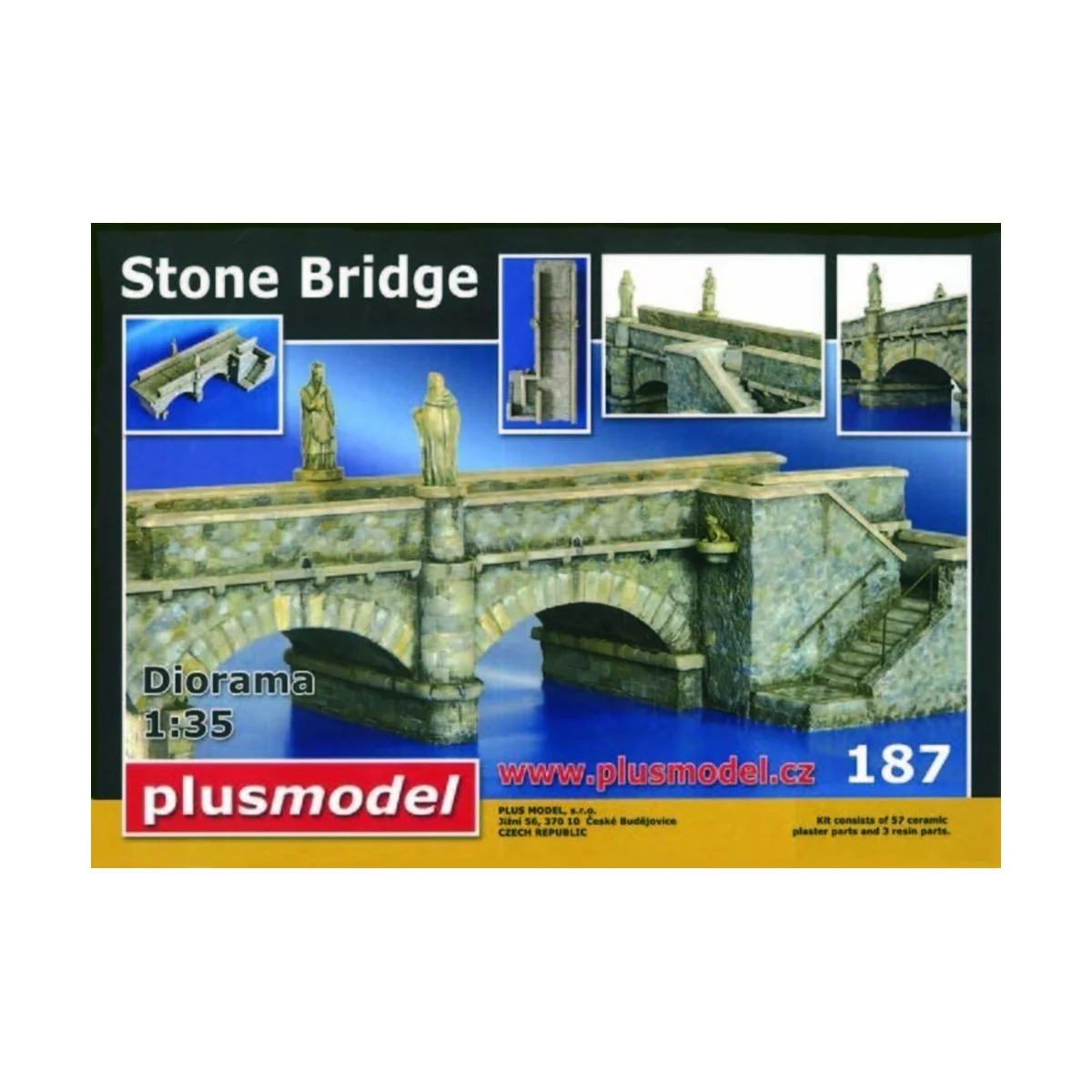 Steinbrücke, 1/35 - Plus model 187