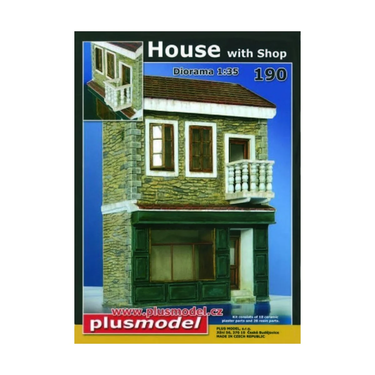 Haus mit Shop, 1/35 - Plus model 190