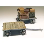 Railway car on baggages, 1/35 - Plus model 207