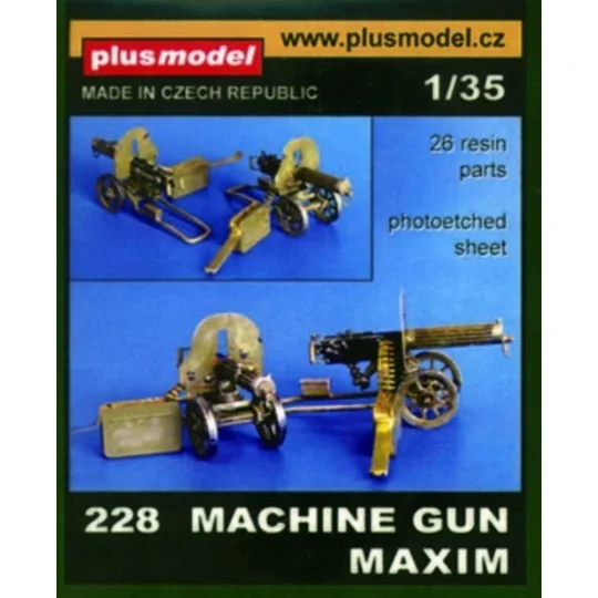 Maschinengewehr Maxim, 1/35 - Plus model 228 Maschinengewehr Maxim, 1/35 - Plus model 228