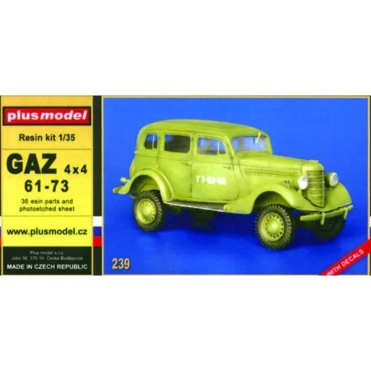 GAZ 4x4 61-73, 1/35 - Plus model 239 GAZ 4x4 61-73, 1/35 - Plus model 239