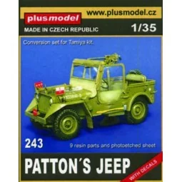 Patton's Jeep für Tamiya Bausatz - Plus model 243