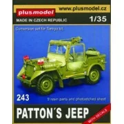 Patton's Jeep für Tamiya Bausatz, 1/35 - Plus model 243
