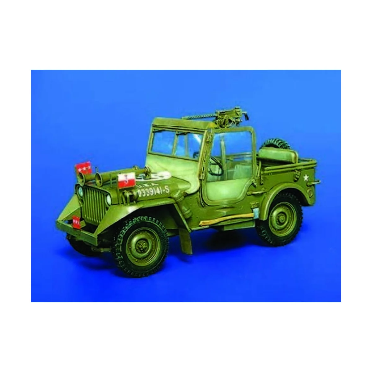 Patton's Jeep für Tamiya Bausatz - Plus model 243