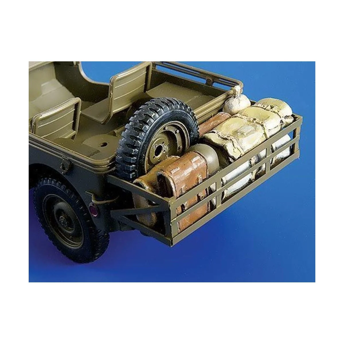 Anbau mit Gepäck für Tamiya Bausatz, 1/35 - Plus model 246