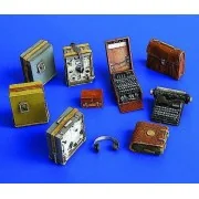 Deutsche Empfänger und Enigma Schiffriermaschine, 1/35 - Plus model...