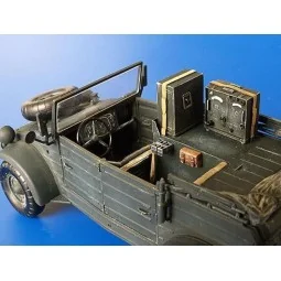 Kübelwagen Radio Car Kfz. 2 Umbau Set für Tamiya Bausatz, 1/35 - Pl...