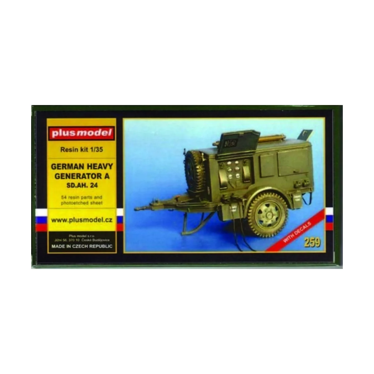 Deutscher Hochleistungs-Generator A, 1/35 - Plus model 259