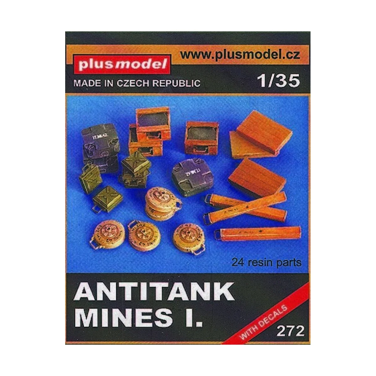 Panzerabwehrminen, 1/35 - Plus model 272 Panzerabwehrminen, 1/35 - Plus model 272