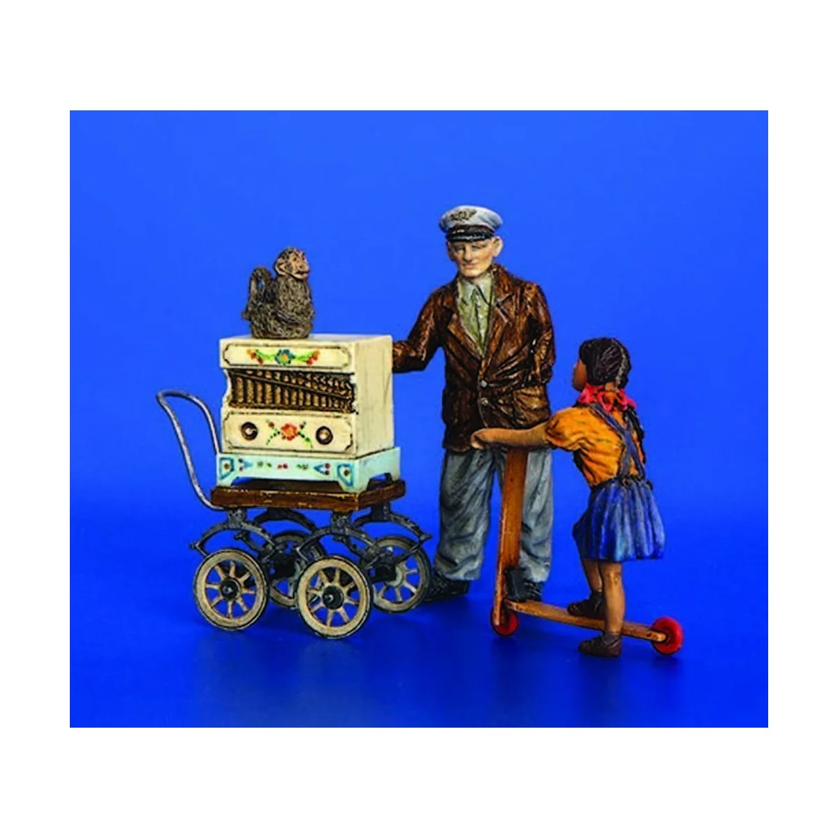 Drehorgelspieler, 1/35 - Plus model 291