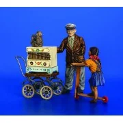 Drehorgelspieler, 1/35 - Plus model 291