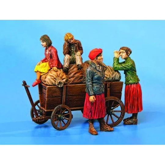 Flüchtlinge, 1/35 - Plus model 292