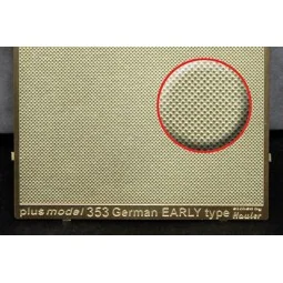 Engraved plate - German Early - Plus model 353