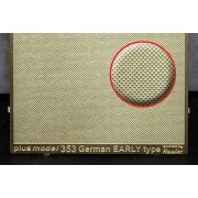 Engraved plate - German Early, 1/35 - Plus model 353