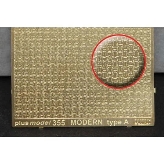 Engraved plate - Modern A type, 1/35 - Plus model 355