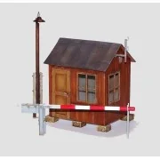 Schranke mit Wächterhäuschen, 1/35 - Plus model 366