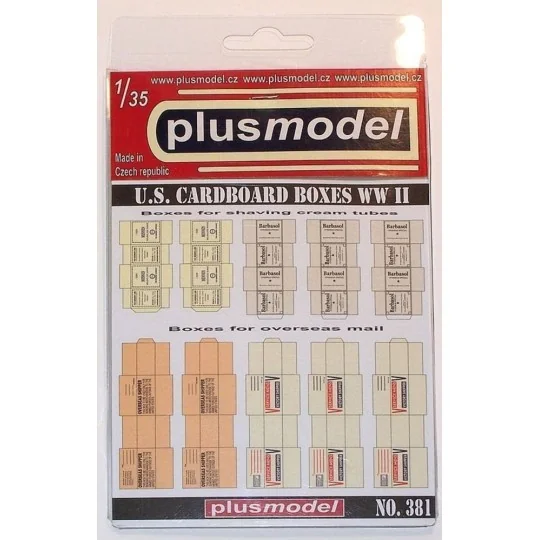 U.S. Faltkartons, 1/35 - Plus model 381