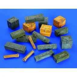 Munitionsboxen Deutschland II. Weltkrieg, 1/48 - Plus model 4021