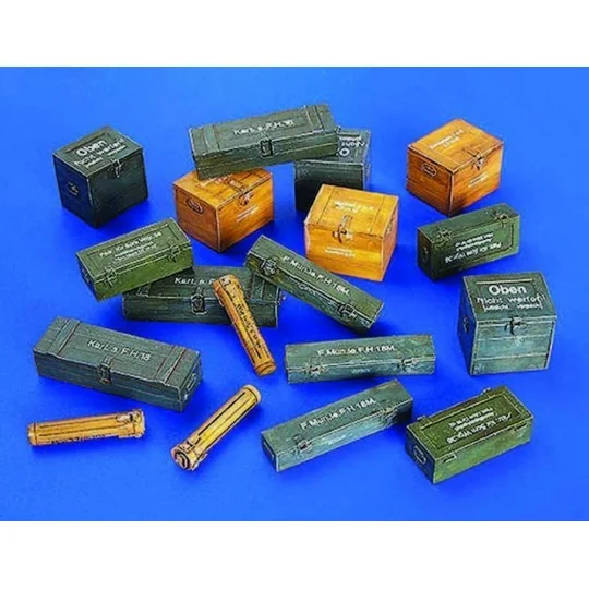 Munitionsboxen Deutschland II. Weltkrieg, 1/48 - Plus model 4021