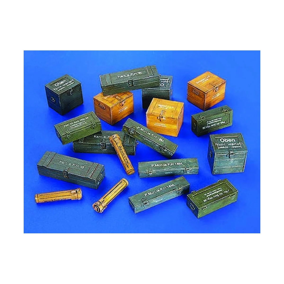 Munitionsboxen Deutschland II. Weltkrieg, 1/48 - Plus model 4021