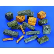 Munitionsboxen Deutschland II. Weltkrieg, 1/48 - Plus model 4021