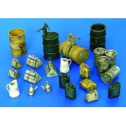 Deutsches Equipment WWII Tanklager Zubehör, 1/48 - Plus model 4022