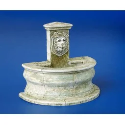 Brunnen halbrund, 1/48 - Plus model 4028