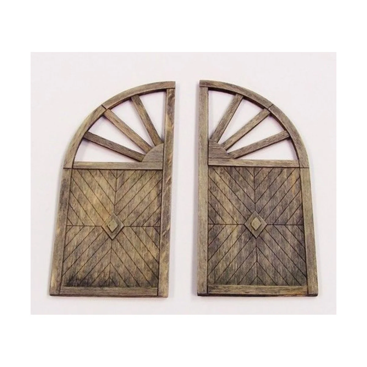 Wooden gate - round - Plus model 431