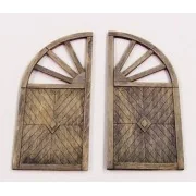 Wooden gate - round - Plus model 431