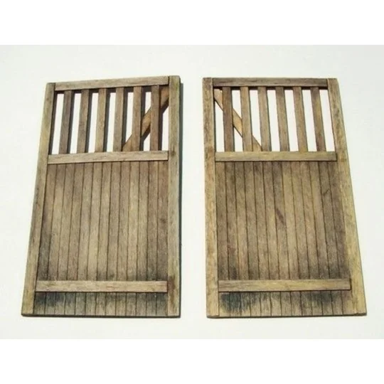 Wooden gate - straight, 1/35 - Plus model 432